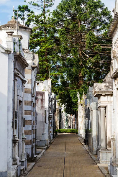 Cmentarz Recoleta Najważniejszy Najbardziej Znany Cmentarz Argentynie Buenos Aires — Zdjęcie stockowe