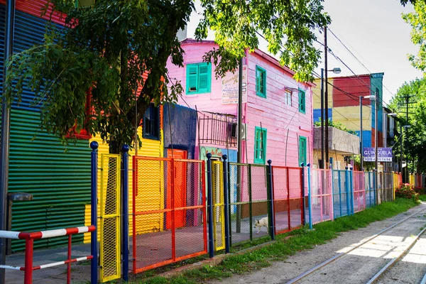 Buenos Aires Nov Área Colorida Nos Bairros Boca Novembro 2011 — Fotografia de Stock