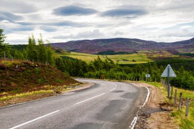 İskoçya Highlands, Cairngorms Ulusal Parkı, Lecht Ski Resort, İskoçya, İngiltere, Avrupa