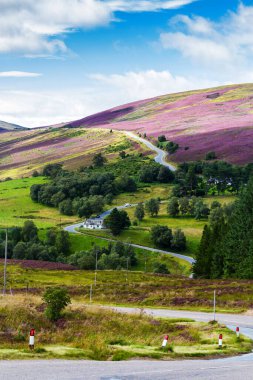 İskoçya Highlands, Cairngorms Ulusal Parkı, Lecht Ski Resort, İskoçya, İngiltere, Avrupa