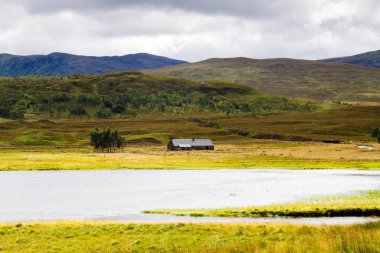 Skye Adası 'nın havadan görüntüsü, İskoçya, İngiltere