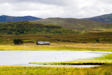 Skye Adası 'nın havadan görüntüsü, İskoçya, İngiltere