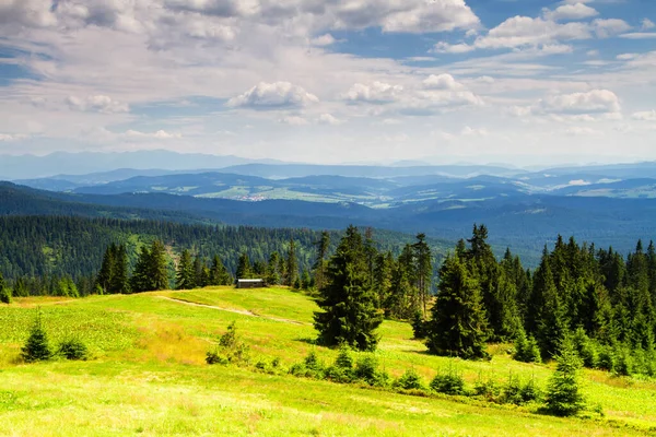 Beskid Zywiecki, Polonya 'da yaz manzarası