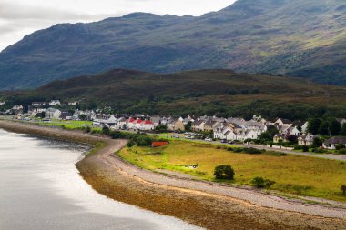 Skye Adası 'nın havadan görüntüsü, İskoçya, İngiltere