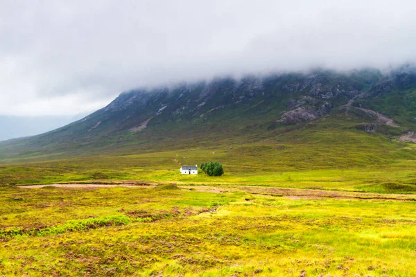 Glencoe Glen Coe Mountains Pass Panoramic View Landscape Lochaber Scottish — Stock Photo, Image