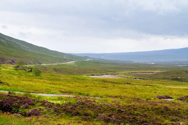 Glencoe Nebo Glen Coe Hory Průsmyk Panoramatický Pohled Krajina Lochaber — Stock fotografie