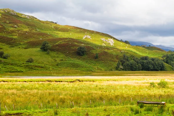 Góry Trossachs Przełęcz Panoramiczny Krajobraz Lochaber Szkockie Higlands Szkocja Wielka — Zdjęcie stockowe