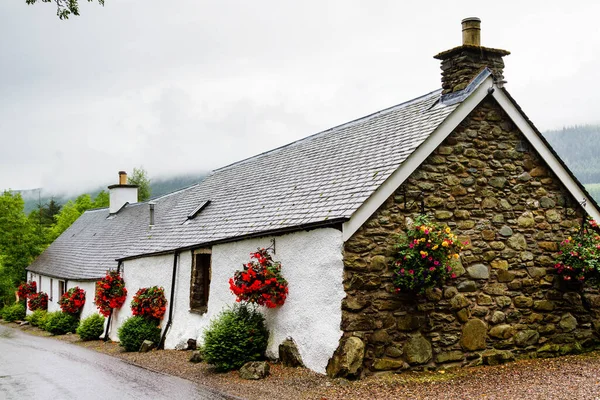 Παλιό Σπίτι Στην Εξοχή Της Σκωτίας Λοχ Λόμοντ Και Περιοχή — Φωτογραφία Αρχείου