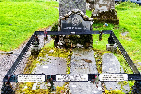 Balquhidder Scotland Agosto 2016 Histórico Cementerio Balquhidder Último Lugar Descanso — Foto de Stock