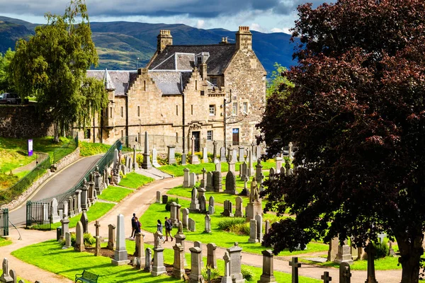 Stirling Écosse Août 2016 Anciennes Tombes Celtiques Sur Cimetière Holy — Photo