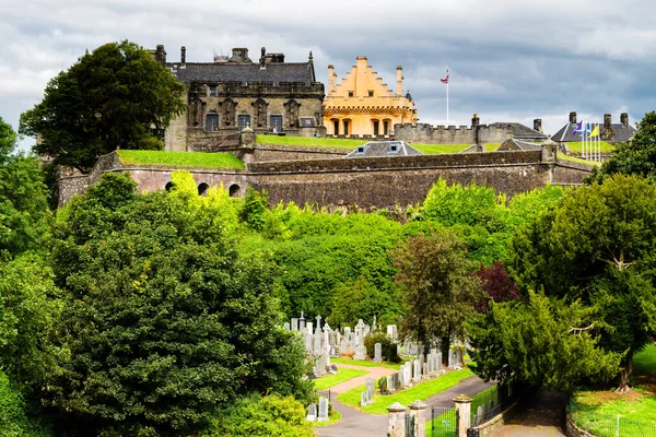 STIRLING, UK-AUG 21, 2016: Stirling Castle dates to the early 12th century, was a favorite residence of Scotland\'s Stuart monarchs and is one of the nation\'s most historically important heritage sites