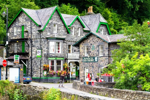Betws Coed Wales Août 2017 Ancienne Maison Pierre Dans Vieux — Photo