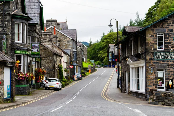 Betws Coed Wales Août 2016 Vue Aérienne Vieux Village Betws — Photo