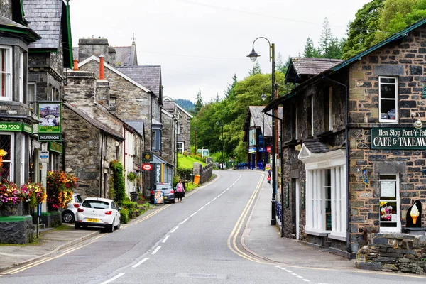 Betws Coed Wales Août 2016 Vue Aérienne Vieux Village Betws — Photo