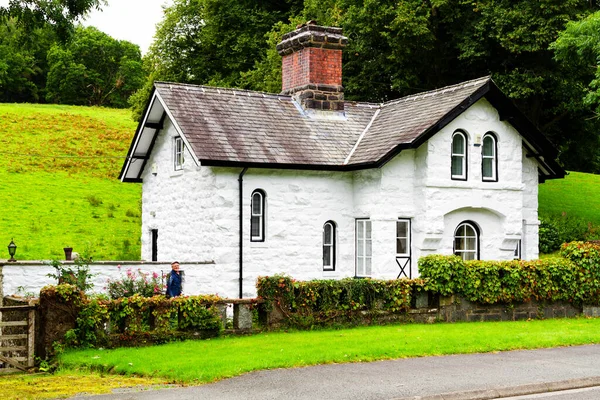 Dolgellau Wales Αυγούστου 2016 Παλαιά Πέτρινη Μονοκατοικία Στο Εθνικό Πάρκο — Φωτογραφία Αρχείου