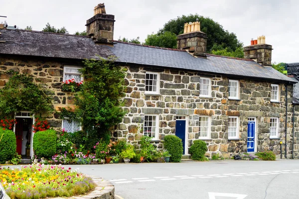 Dolgellau Wales August 2017 Old Stone Houses Old Peaceful Village — Stock Fotó