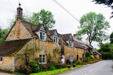 Cotswolds 'daki eski tarz ev 