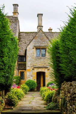 Cotswolds 'daki eski tarz ev 