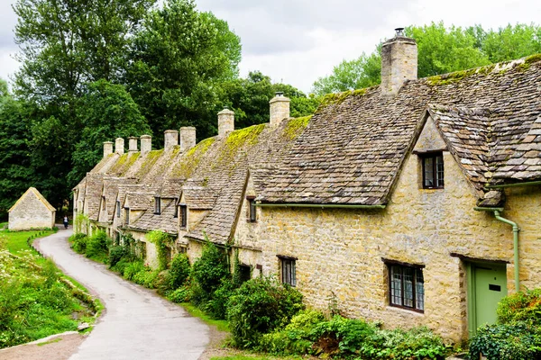 Häuser Arlington Row Dorf Bibury England Vereinigtes Königreich — Stockfoto