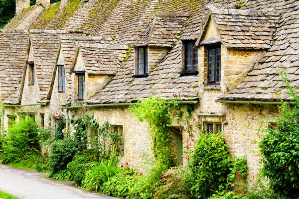 Häuser Arlington Row Dorf Bibury England Vereinigtes Königreich — Stockfoto