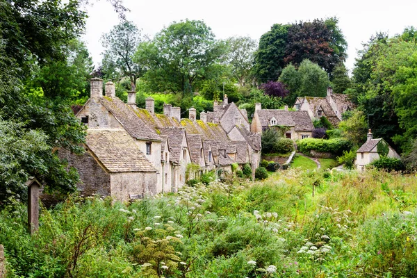 Häuser Arlington Row Dorf Bibury England Vereinigtes Königreich — Stockfoto