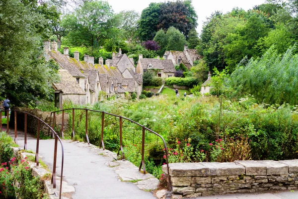 Casas Arlington Row Aldeia Bibury Inglaterra Reino Unido — Fotografia de Stock