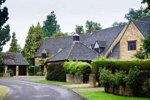Old Style English House Cotswolds Know Area Outstanding Beauty Aonb — Stock Photo, Image