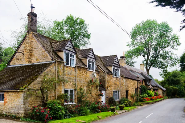 Старый Дом Котсуолдсе Известный Area Outstanding Beauty Aonb Англия Великобритания — стоковое фото