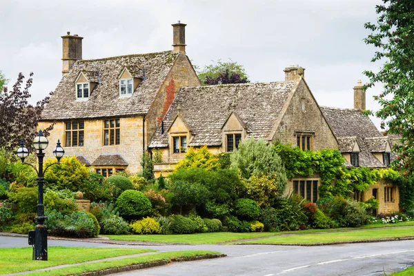 Cotswold Daki Eski Tarz Chipping Campden Şehri Olağanüstü Güzelliğin Alanı — Stok fotoğraf