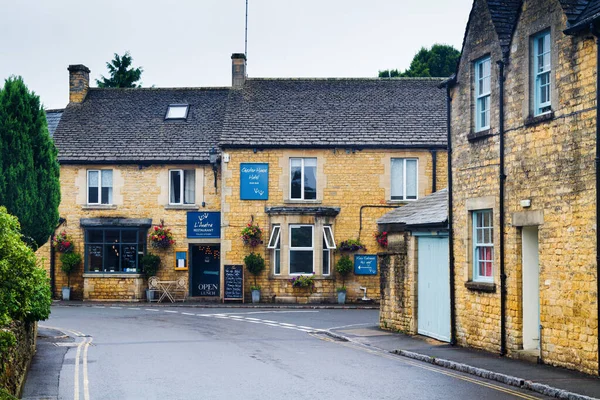 Bourton Water Anglia 2016 Szeptember Bourton Régi Stílusú Városa Cotswoldsban Stock Kép