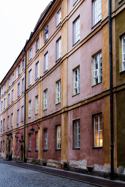 Piękne Kamienice Centrum Warszawy Stolica Polski — Zdjęcie stockowe