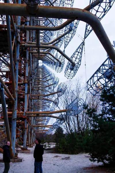 Czernobyl Ukraine November 2016 Moscow Eye Called Duga Chernobyl Old — Stock Photo, Image