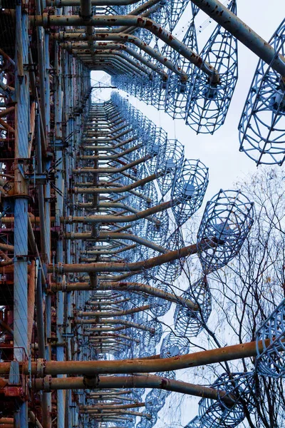 Московське Око Зване Дуга Або Чорнобиль Старий Радянський Військовий Радар — стокове фото