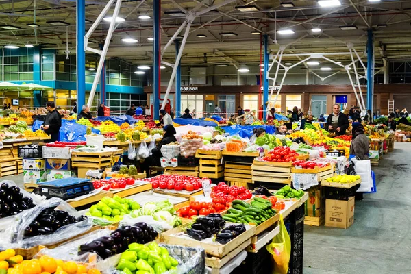 Baku Azerbaijan Novembro 2016 Local Yasil Bazar Baku Azerbaijão — Fotografia de Stock