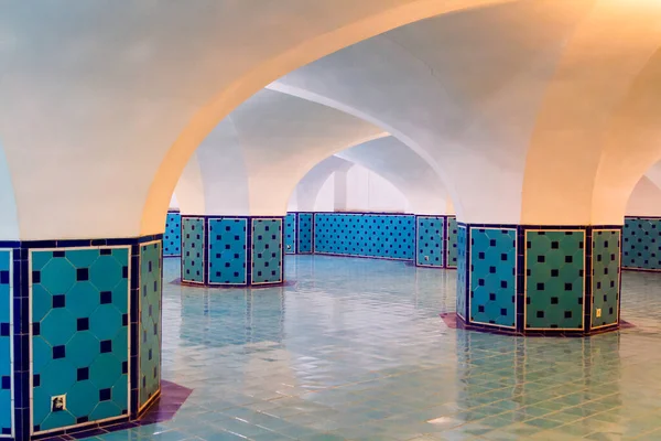 Underground hall of Sheikh Lotfollah Mosque in Isfahan, Iran