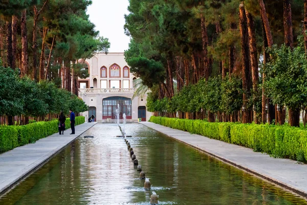 Dowlat Abad Garden Ett Mästerverk Iransk Engineering Högsta Vindsnappare Persien — Stockfoto