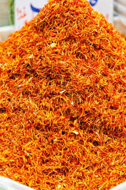 İran pazarındaki Saffron, Şiraz, İran