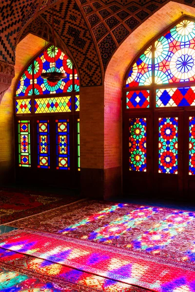 Shiraz Iran Νοεμβρίου 2016 Nasir Mulk Τζαμί Pink Τζαμί Σιράζ — Φωτογραφία Αρχείου