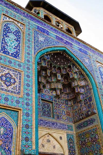 Colorato Disegno Geometrico Orientale Modello Incontrano Comunemente Nelle Moschee Persiane — Foto Stock