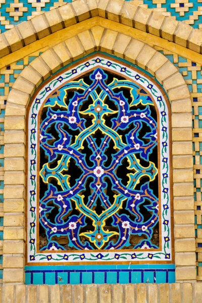 Desenho Geométrico Oriental Colorido Padrão Comumente Encontrado Mesquitas Medalhas Persas — Fotografia de Stock