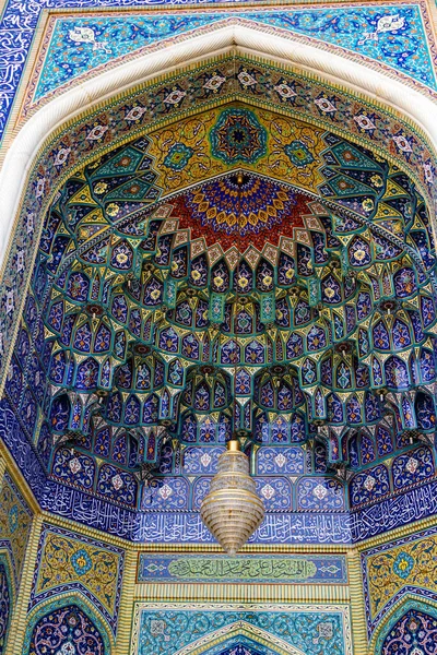 Колоритний Геометричний Дизайн Візерунок Які Зазвичай Зустрічаються Перських Мечетях Медресе — стокове фото