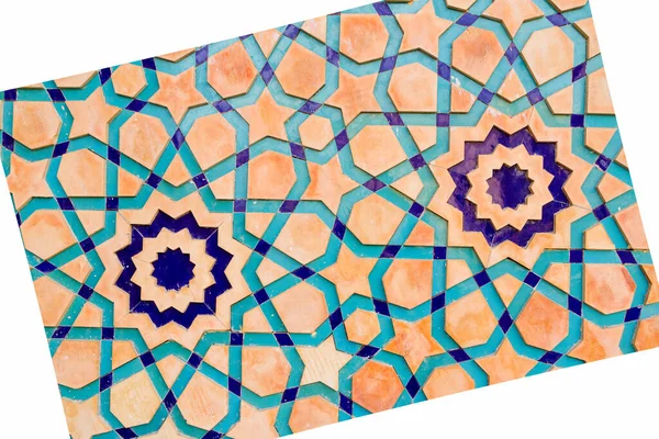 Kolorowy Orientalny Geometryczny Projekt Wzór Spotykany Powszechnie Perskich Meczetach Sukienkach — Zdjęcie stockowe