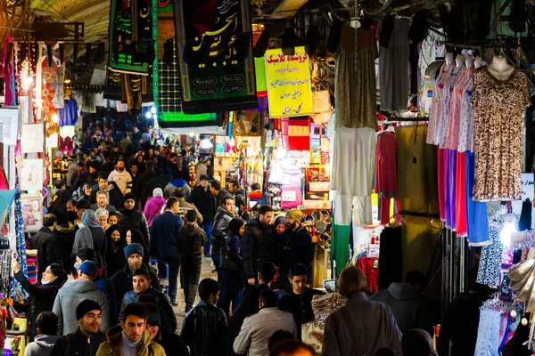 Teheran Irán Noviembre 2016 Tradicional Bazar Iraní Teherán Mercado Histórico —  Fotos de Stock