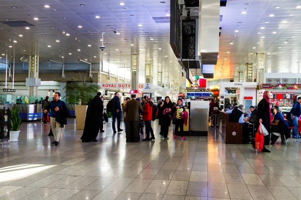 Teheran Irão Novembro 2016 Dentro Terminal Principal Aeroporto Internacional Imam — Fotografia de Stock