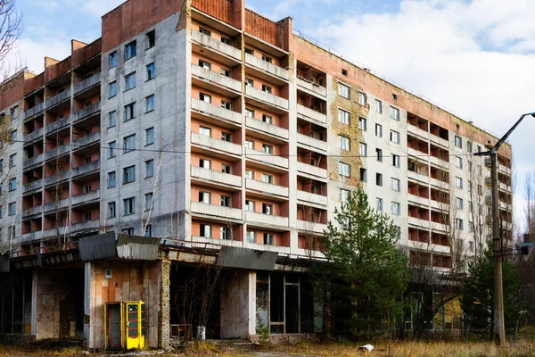 Pripyat Ville Fantôme Dans Zone Exclusion Tchernobyl Maison Abandonnée — Photo