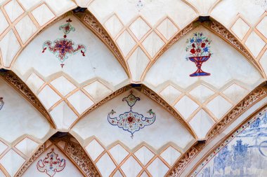 İran 'ın Kashan kentindeki Tabatabei tarihi evi