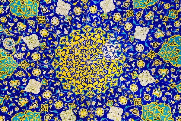 Design Géométrique Oriental Coloré Motif Couramment Rencontrés Dans Les Mosquées — Photo