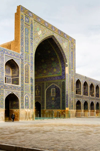 Masjed Jadid Abbasi Shah Grande Moschea Reale Soffitto Con Ornamento — Foto Stock