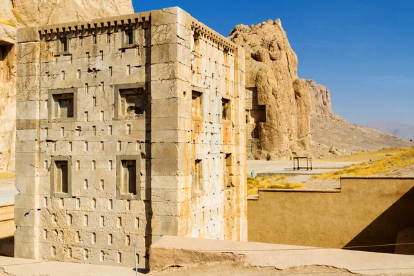 Zartosht Construção Forma Cubo Naqsh Rustam Uma Antiga Necrópole Província — Fotografia de Stock