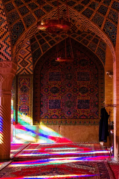 Shiraz Iran November 2016 Nasir Mulk Mosque Pink Mosque Shiraz — 스톡 사진